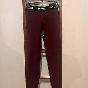 Ivy Park Burgundy Leggings